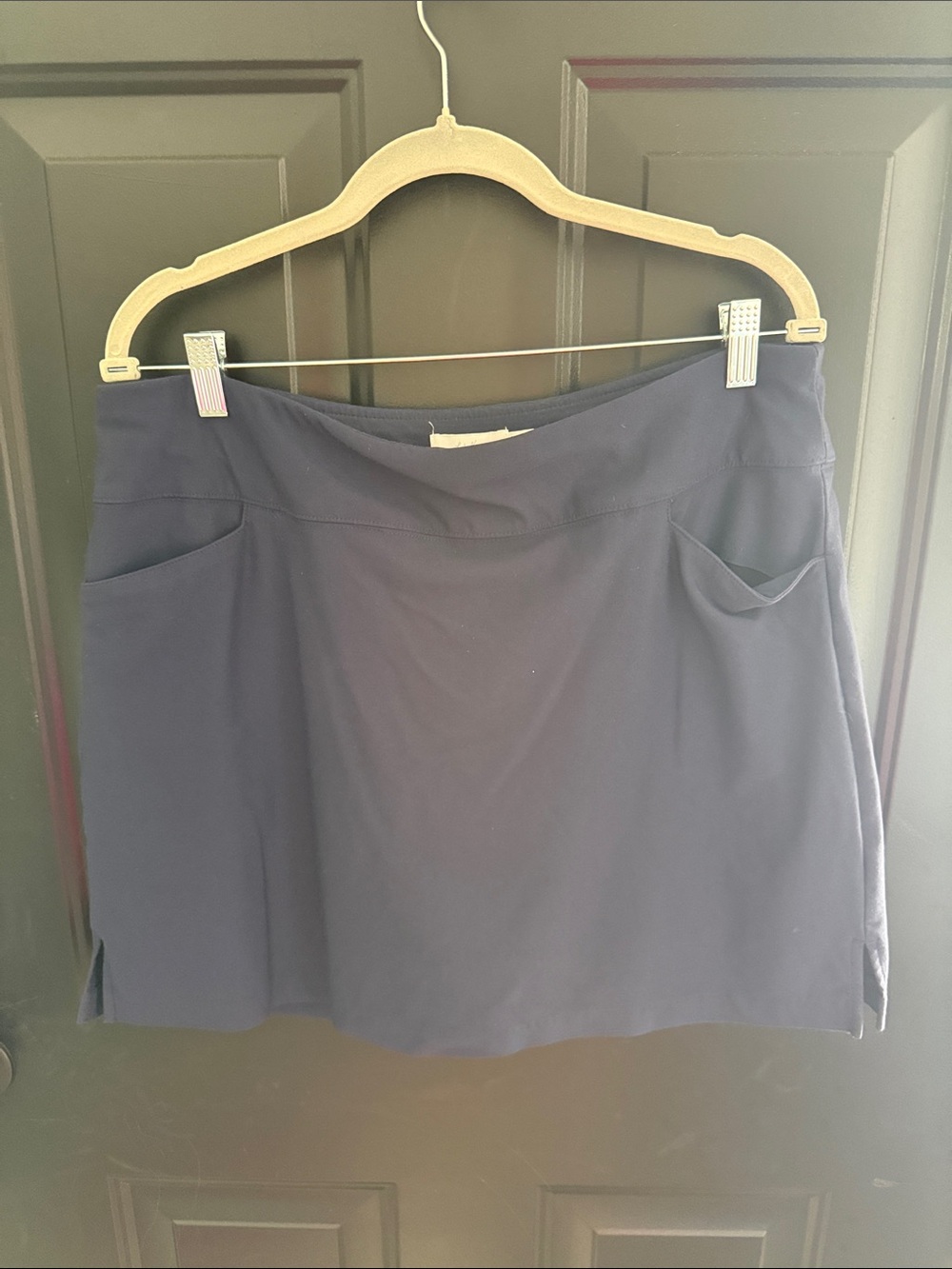 Lady Hagen Navy A-Line Skort with Pockets